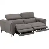 Lorenzo Power Motion Sofa in Truffle Premium Italian Leather